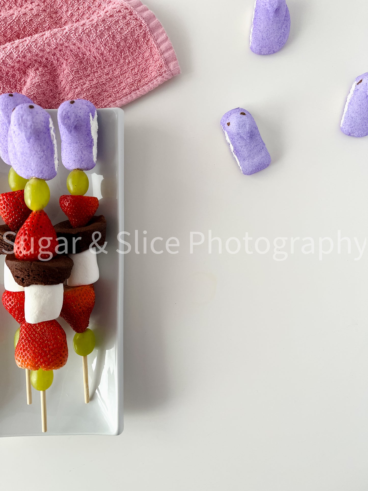 Easter Kabobs on White