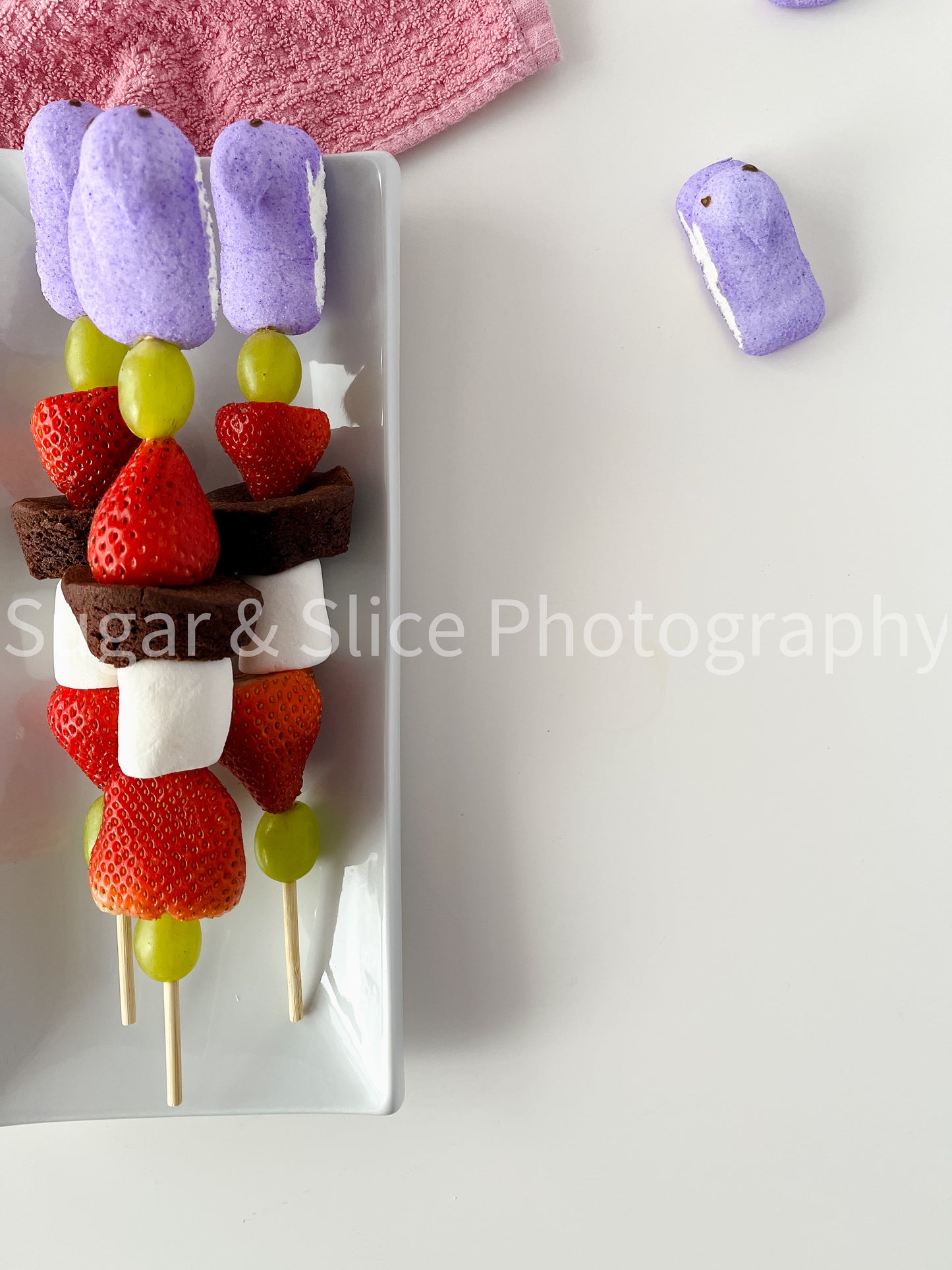 Easter Kabobs on White