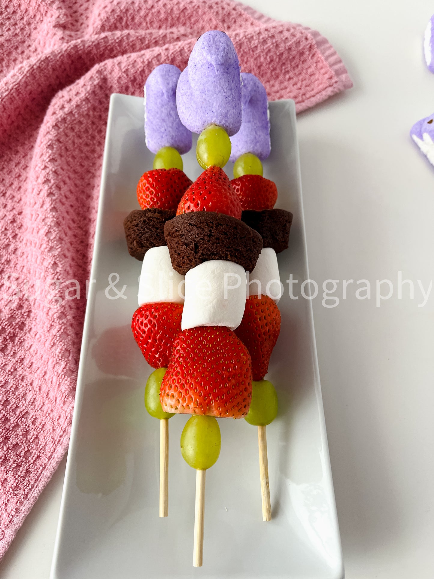 Easter Kabobs on White