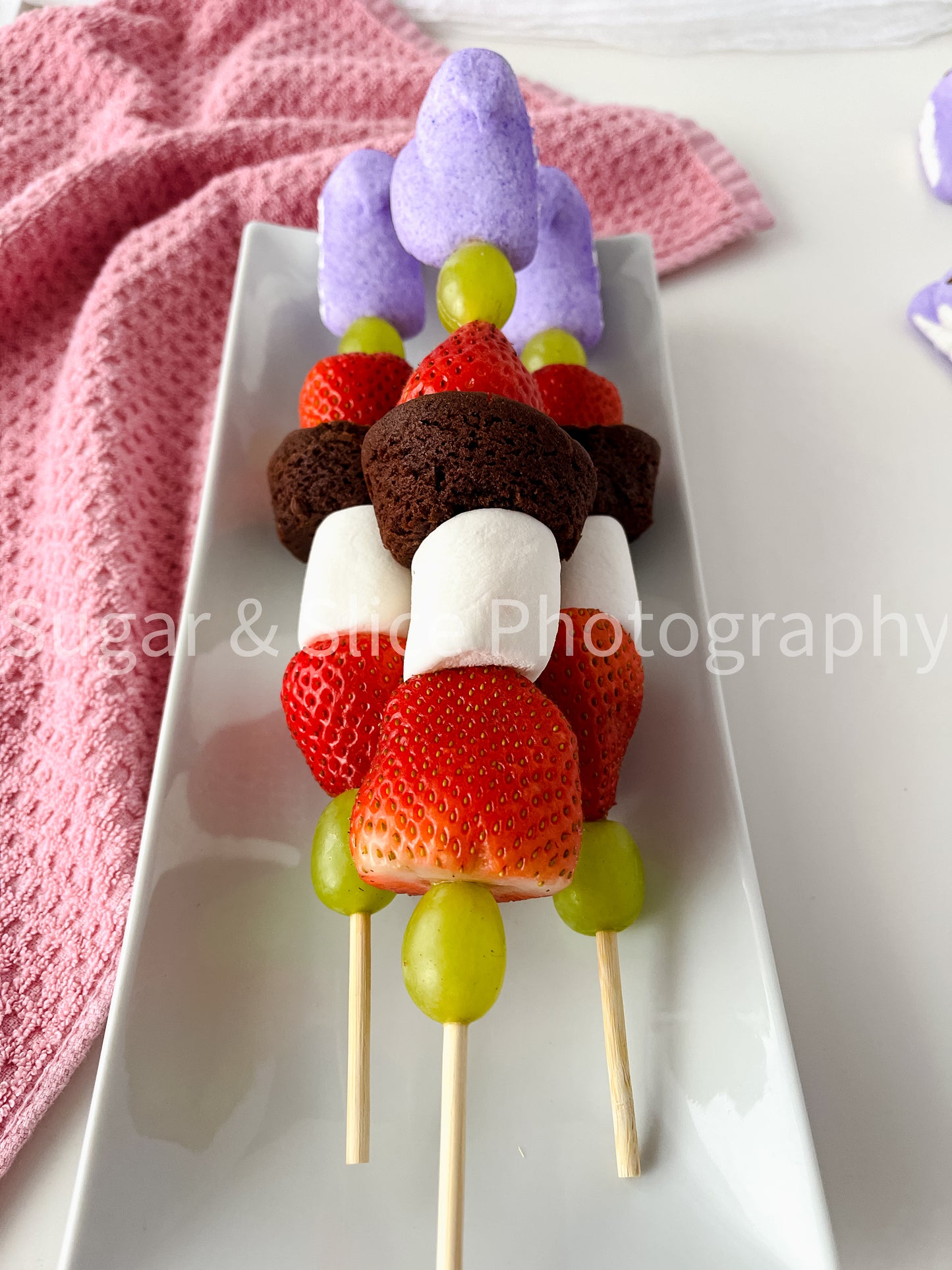 Easter Kabobs on White