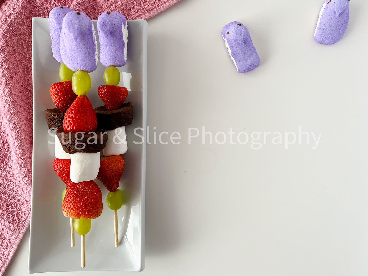 Easter Kabobs on White