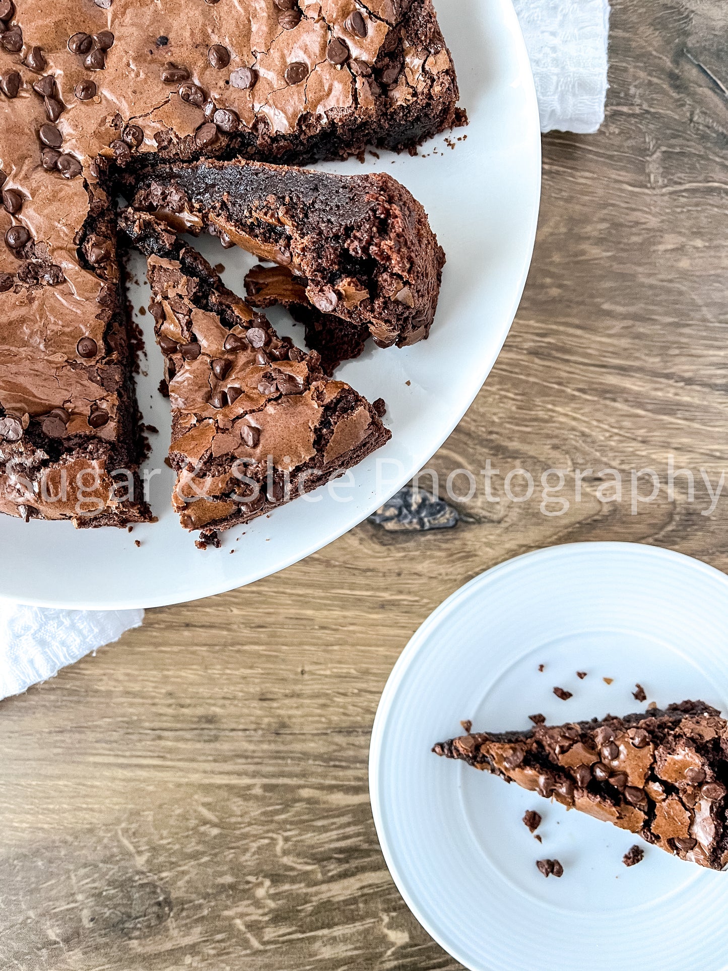 Gluten Free Brownies on Russian Oak