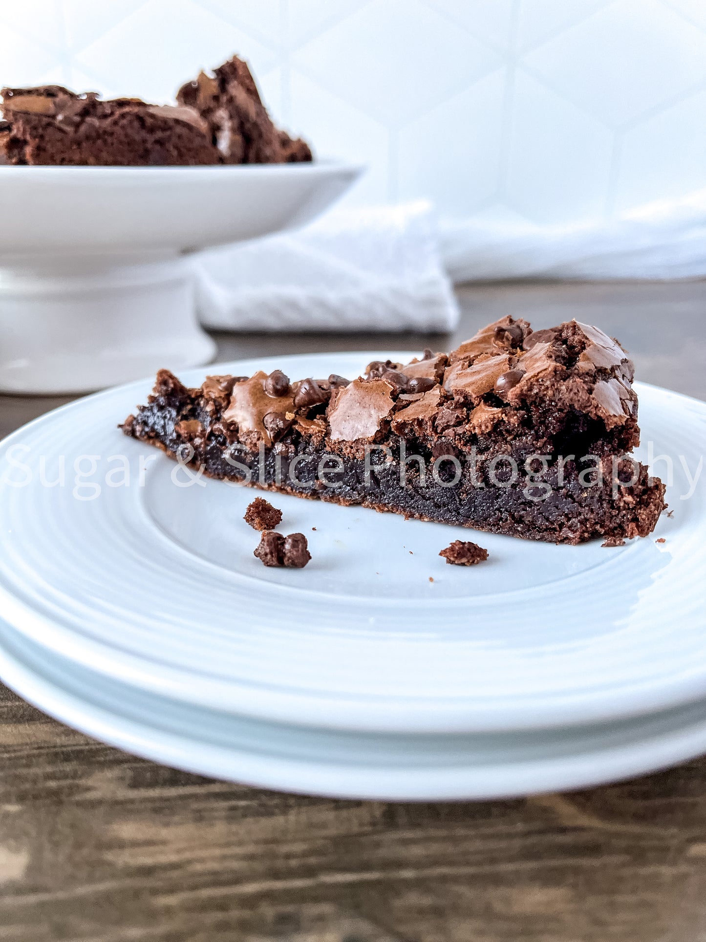 Gluten Free Brownies on Russian Oak
