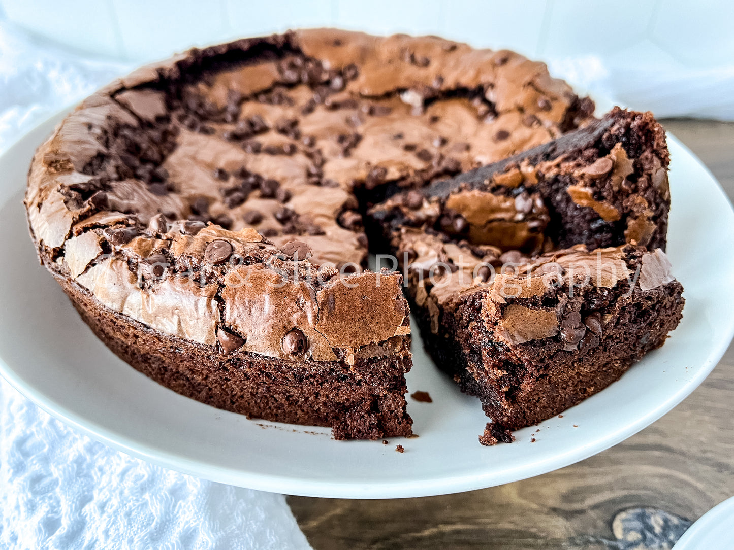 Gluten Free Brownies on Russian Oak