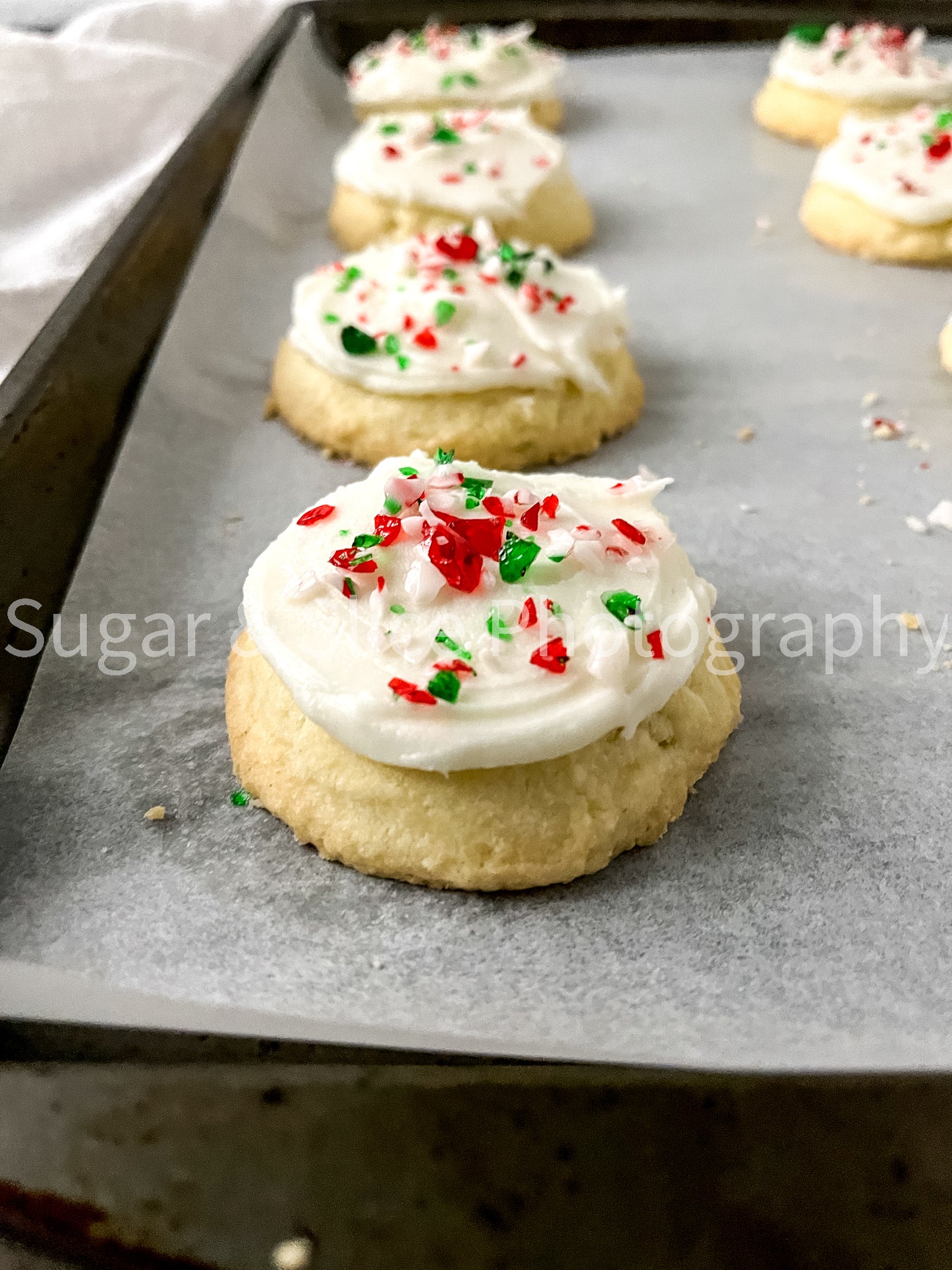 Peppermint Shortbread- Black Slate