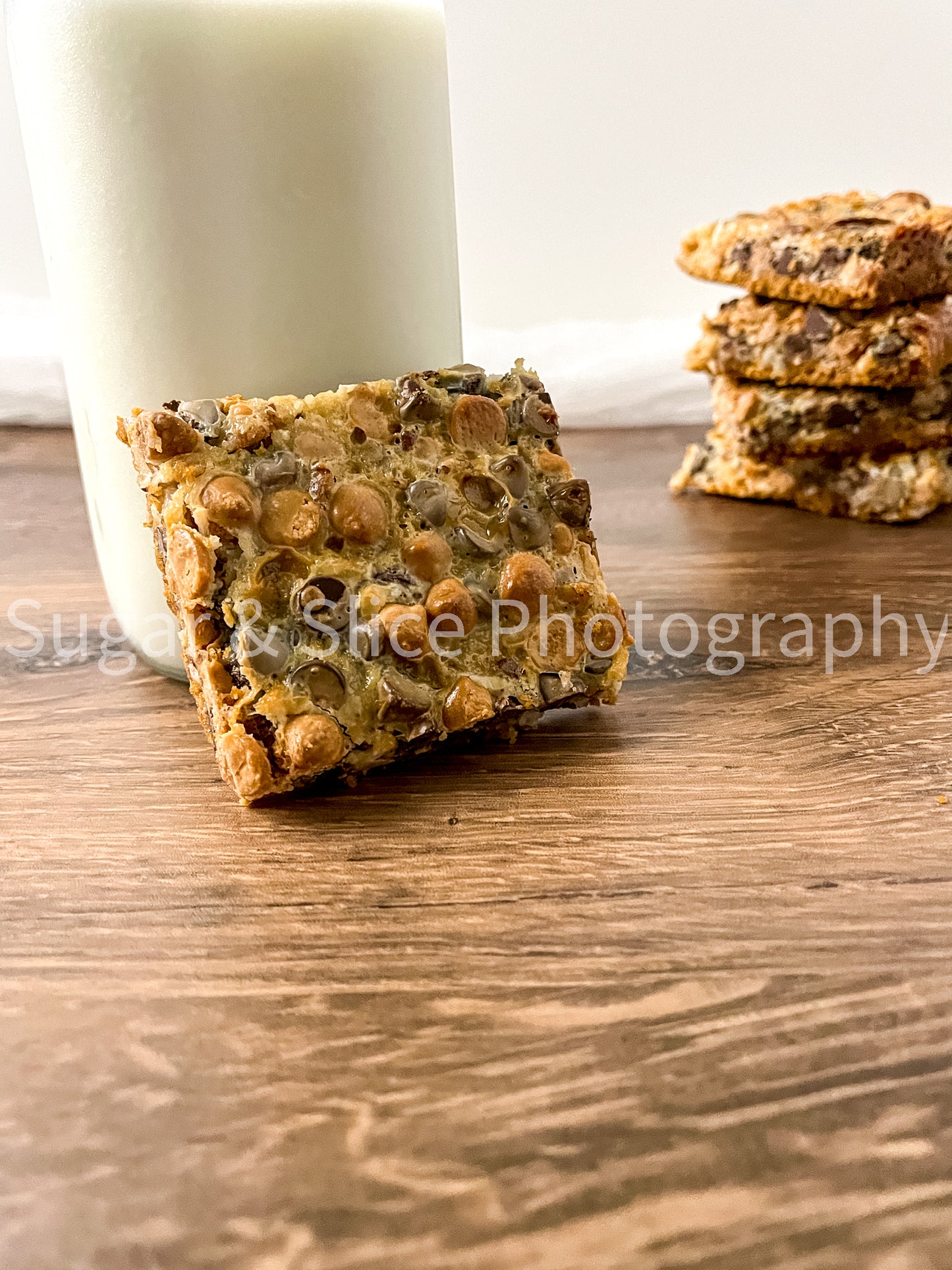 Magic Butterscotch Bars on Russian Oak