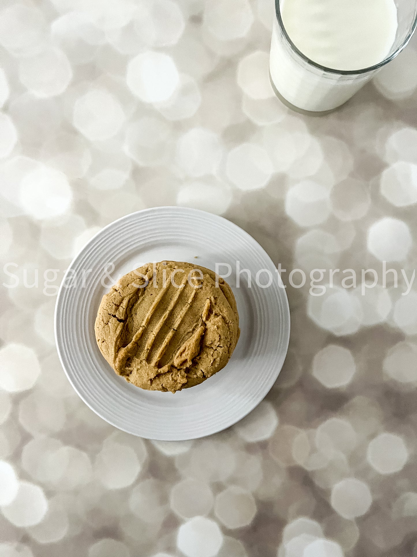Peanut Butter Cookies on Lilac Ash Bokeh