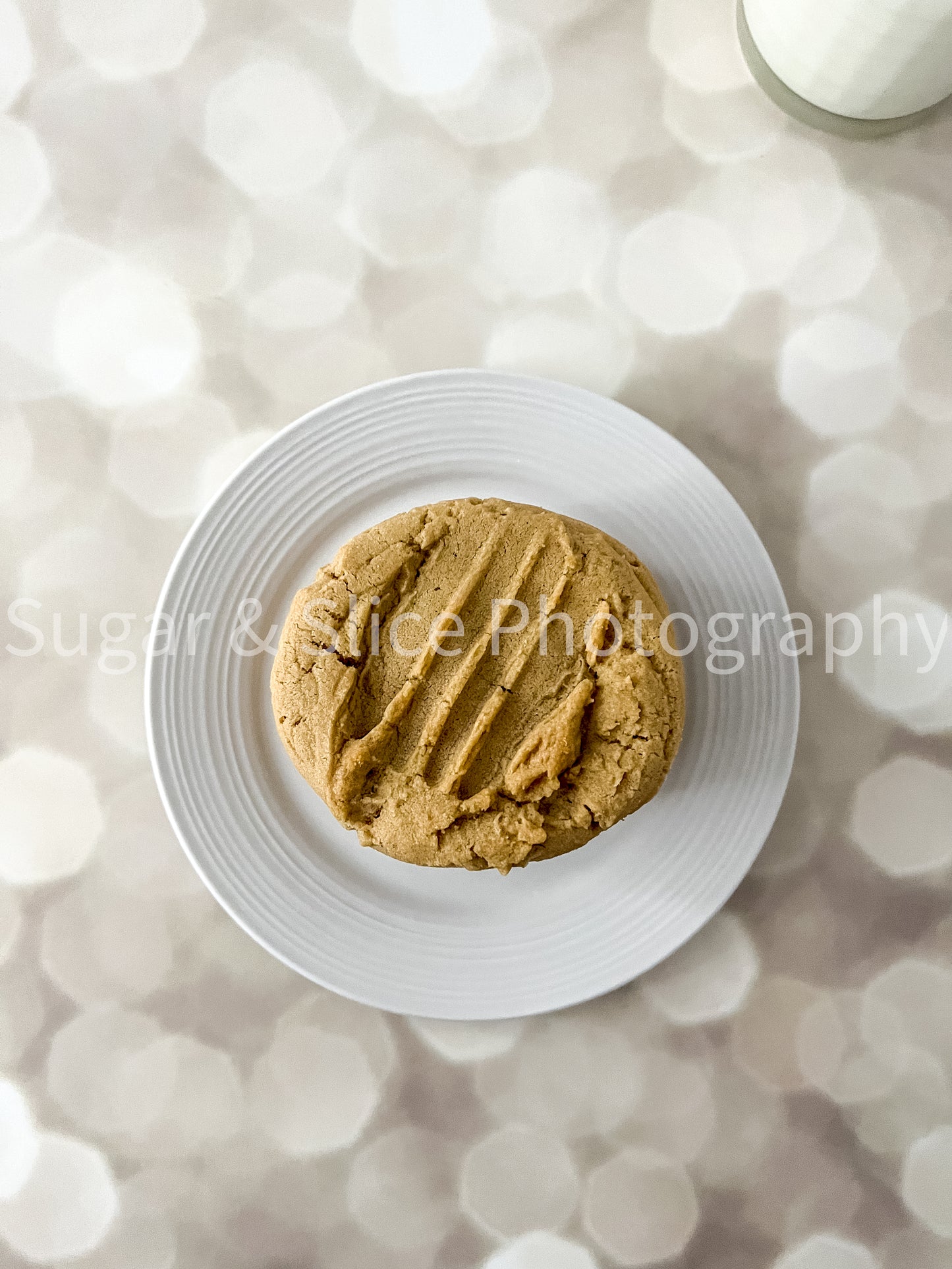 Peanut Butter Cookies on Lilac Ash Bokeh
