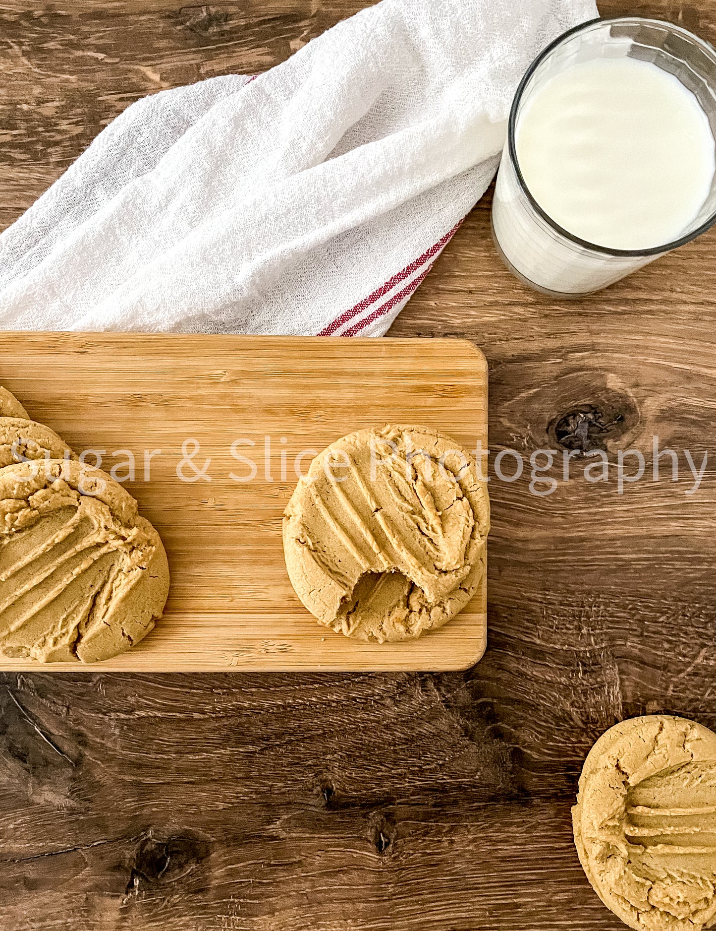 Peanut Butter Cookies on Russian Oak