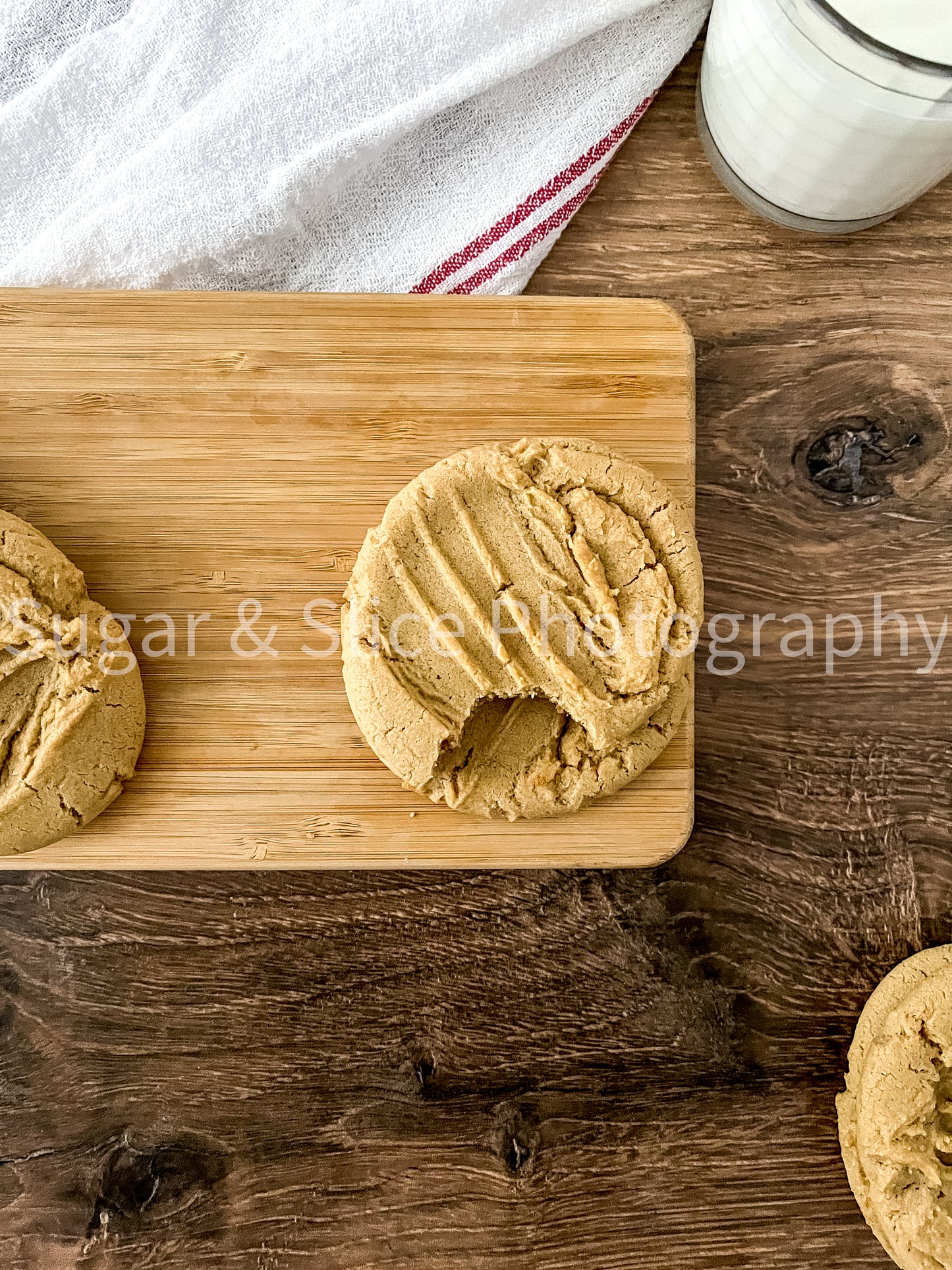 Peanut Butter Cookies on Russian Oak