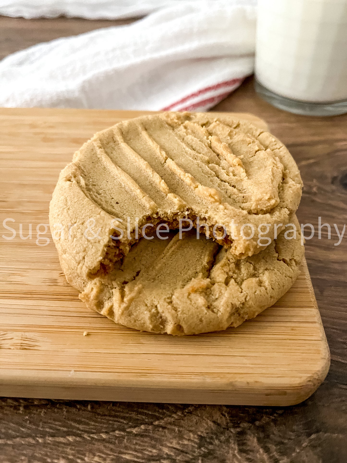 Peanut Butter Cookies on Russian Oak