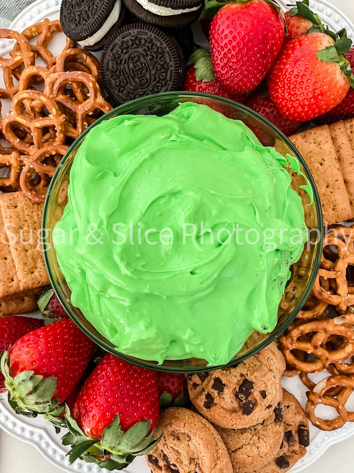 St. Patrick’s Themed Dip on White