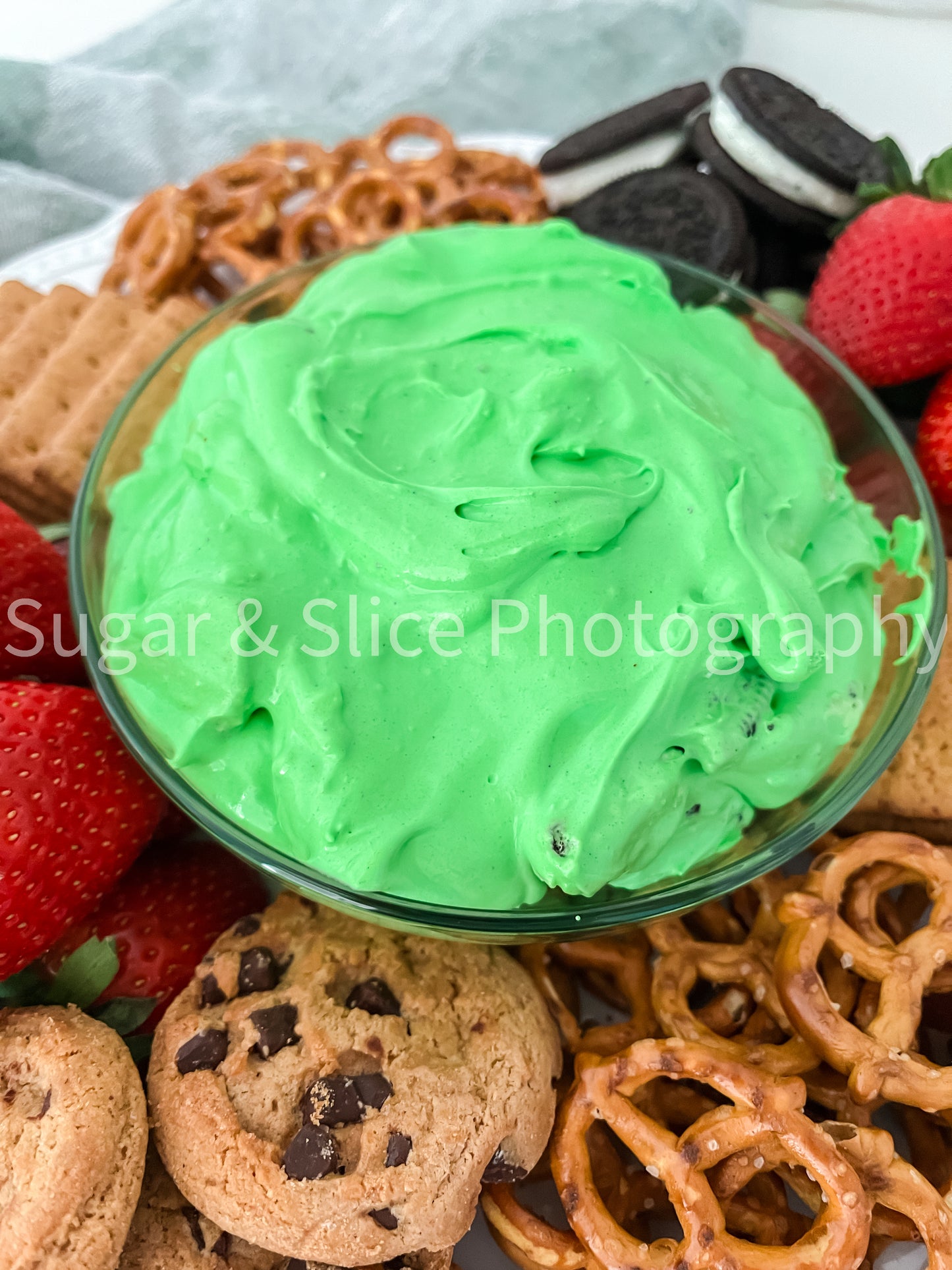St. Patrick’s Themed Dip on White